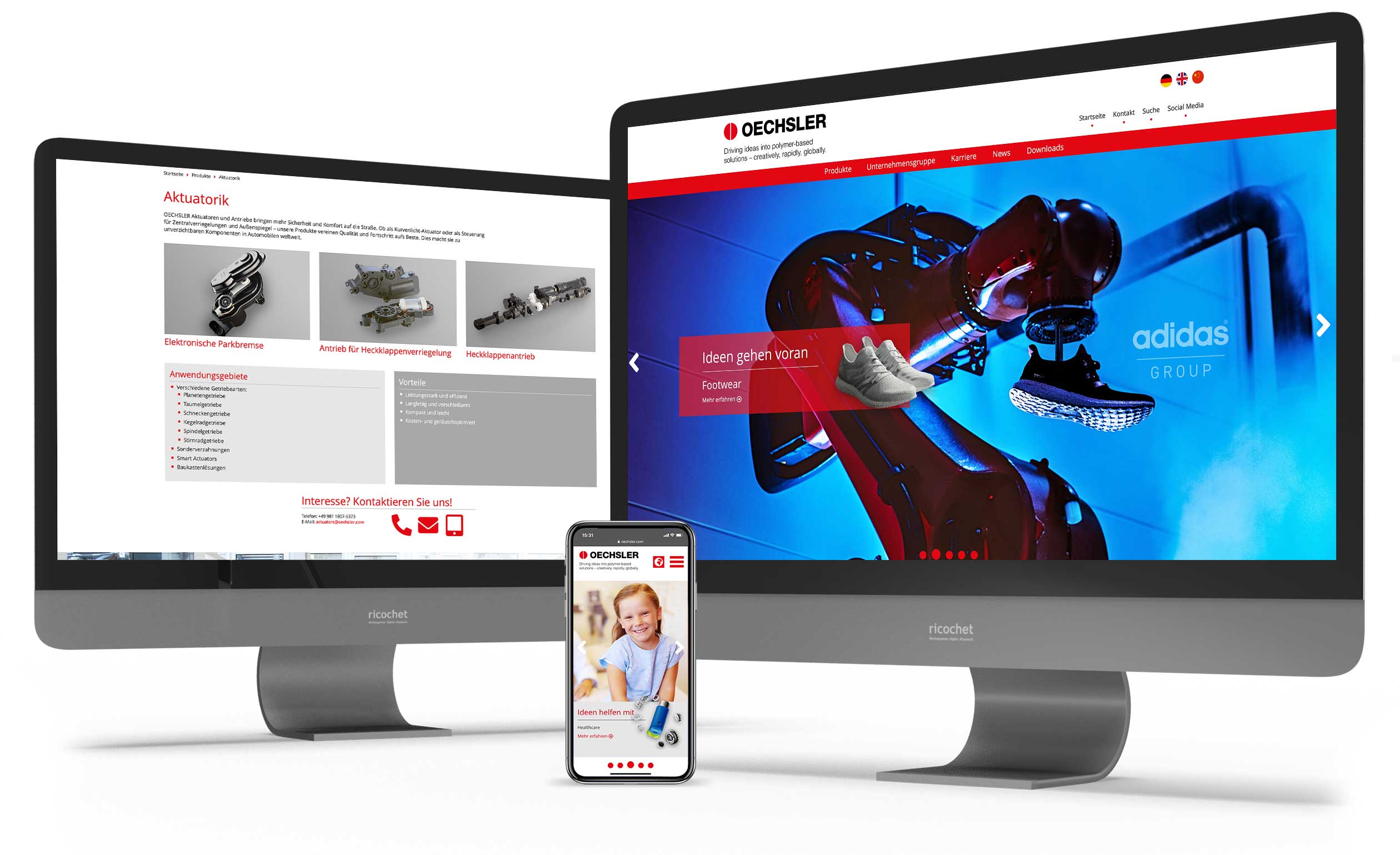 Website-Relaunch für OECHSLER Website-Relaunch für OECHSLER